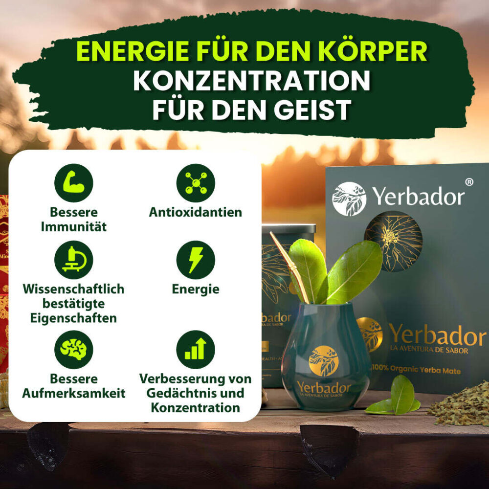 3 x Doypack Yerba Mate von Yerbador + 1 Doypack Gratis! – Bild 5