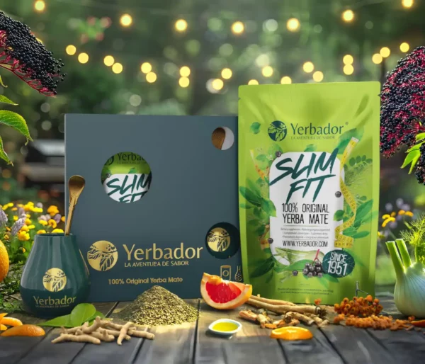 Yerbador Starterset – Bombilla + Matero + Yerba Mate UNTERSTÜTZUNG BEIM ABNEHMEN – SLIM FIT