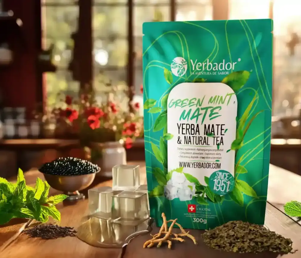 YERBADOR GREEN MINT MATE - Yerba Mate + Grüner Tee