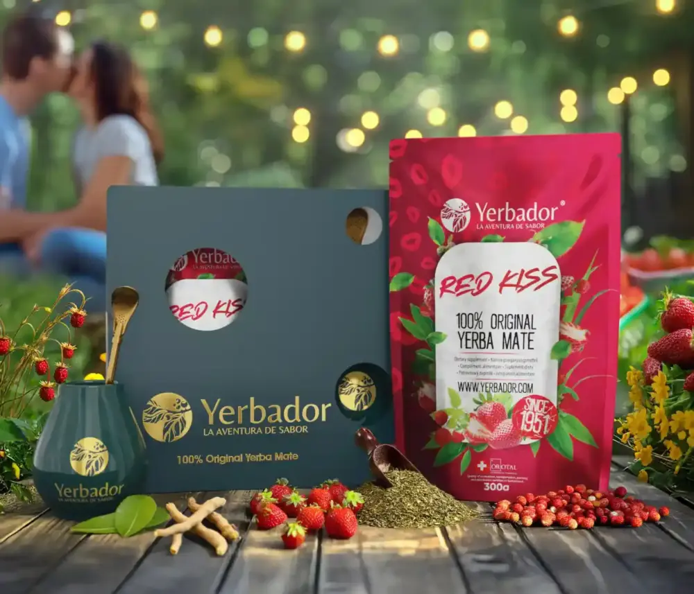 Geschenkset Yerbador - RED KISS
